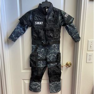 Halloween Swat Police Team Jumpsuit